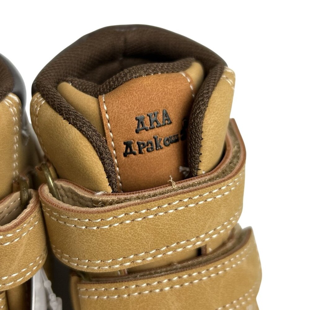 Apakowa Toddler Little Kids Boys Size 8 Autumn Boots Water Resistant Brown NEW - Picture 10 of 16